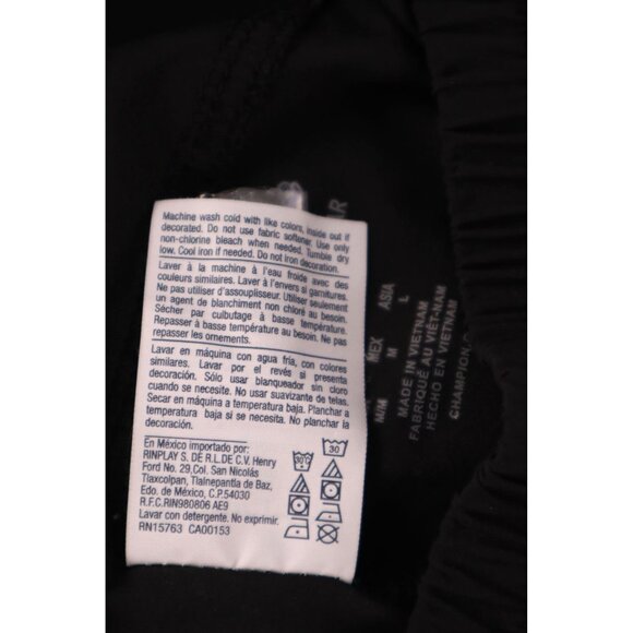 Champion Women's Black Athletic Pants side‎ pockets Size Mediun - Picture 9 of 10